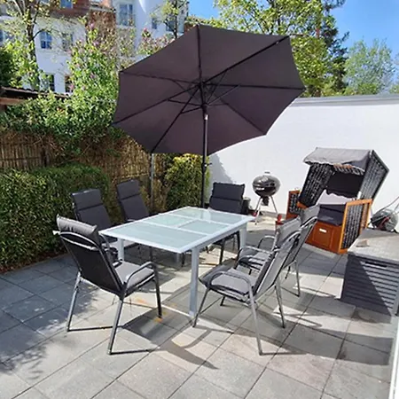 Hébergement de vacances Johanna Brinkmannhaus 4-sterne - Strandnah Viel Platz Sauna Terrasse Grill Heringsdorf (Usedom)